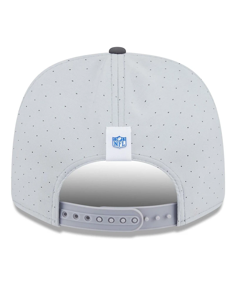 New Era Men's Gray/Graphite New York Giants 2025 Nfl Training Camp 9SEVENTY Adjustable Hat