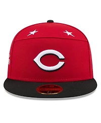 New Era Men's Red/Black Cincinnati Reds 2025 Mlb All-Star Game Side Patch 59FIFTY Fitted Hat