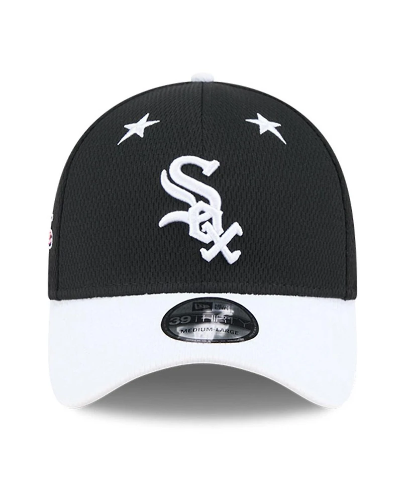 New Era Men's Black/White Chicago White Sox 2025 Mlb All-Star Game 39THIRTY Flex Hat