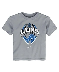 Nike Toddler Gray Detroit Lions Icon Legend T-Shirt
