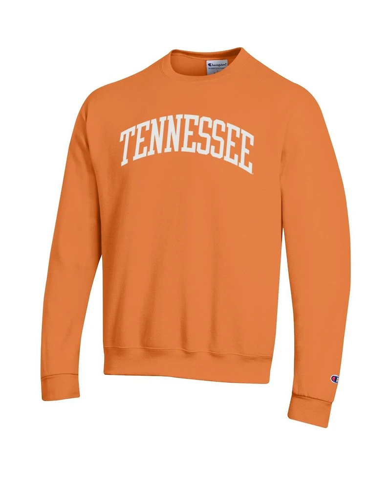Champion Men's Tennessee Orange Volunteers Basic Arch Fleece Pullover Sweatshirt