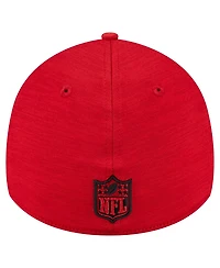 New Era Men's Scarlet San Francisco 49ers Stripes 39THIRTY Flex Hat