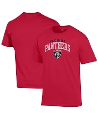 Champion Men's Red Florida Panthers Primary Logo T-Shirt