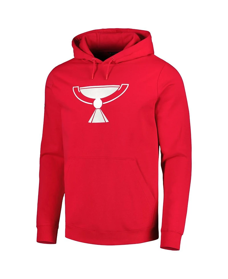 LevelWear Men's Red Tour Championship Podium Pullover Hoodie