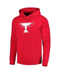 LevelWear Men's Red Tour Championship Podium Pullover Hoodie