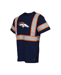 Buffalo Outdoors Men's Navy Denver Broncos Safety Heavyweight T-Shirt