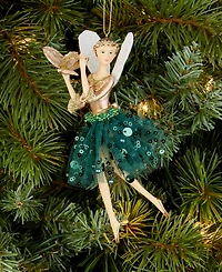 Holiday Lane Enchanted Forest Winged Fairy Ornament, Macy's Exclusive