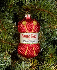 Holiday Lane Eclectic Charm Red Knitting Yarn Ornament, Macy's Exclusive
