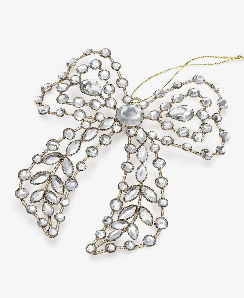 Holiday Lane Jeweled Classics Gem Bow Ornament, Macy's Exclusive
