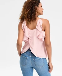 I.n.c. International Concepts Women's Ruffle-Trim Apron-Neck Tank, Macy's Exclusive