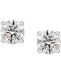 Gia Certified Diamond Stud Earrings (1/2 ct. t.w.) in 14k White Gold