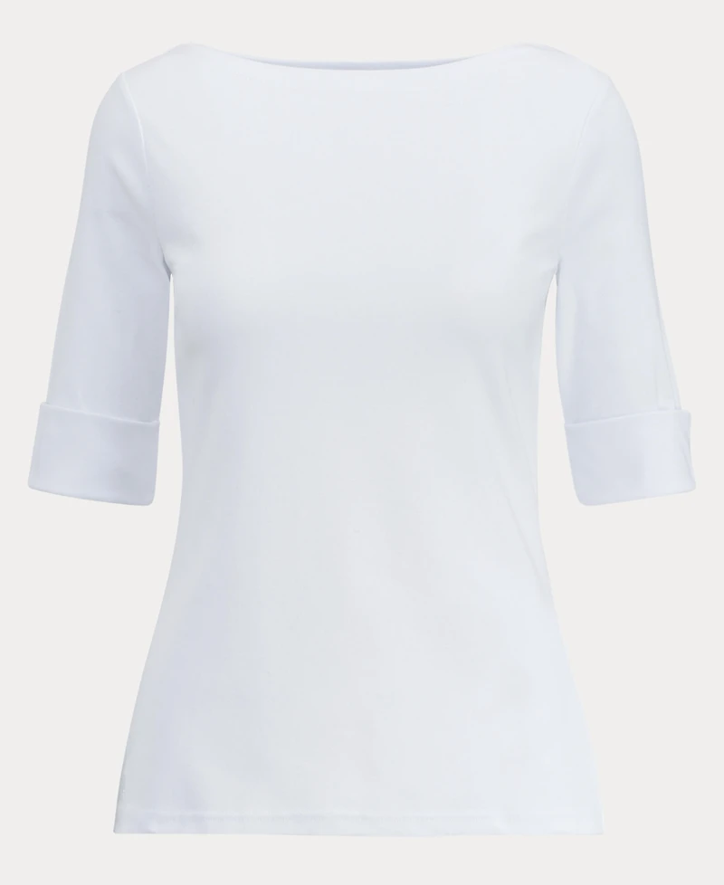 Lauren Ralph Stretch Boatneck Top