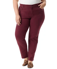 Gloria Vanderbilt Plus Size Amanda Straight-Leg Jeans