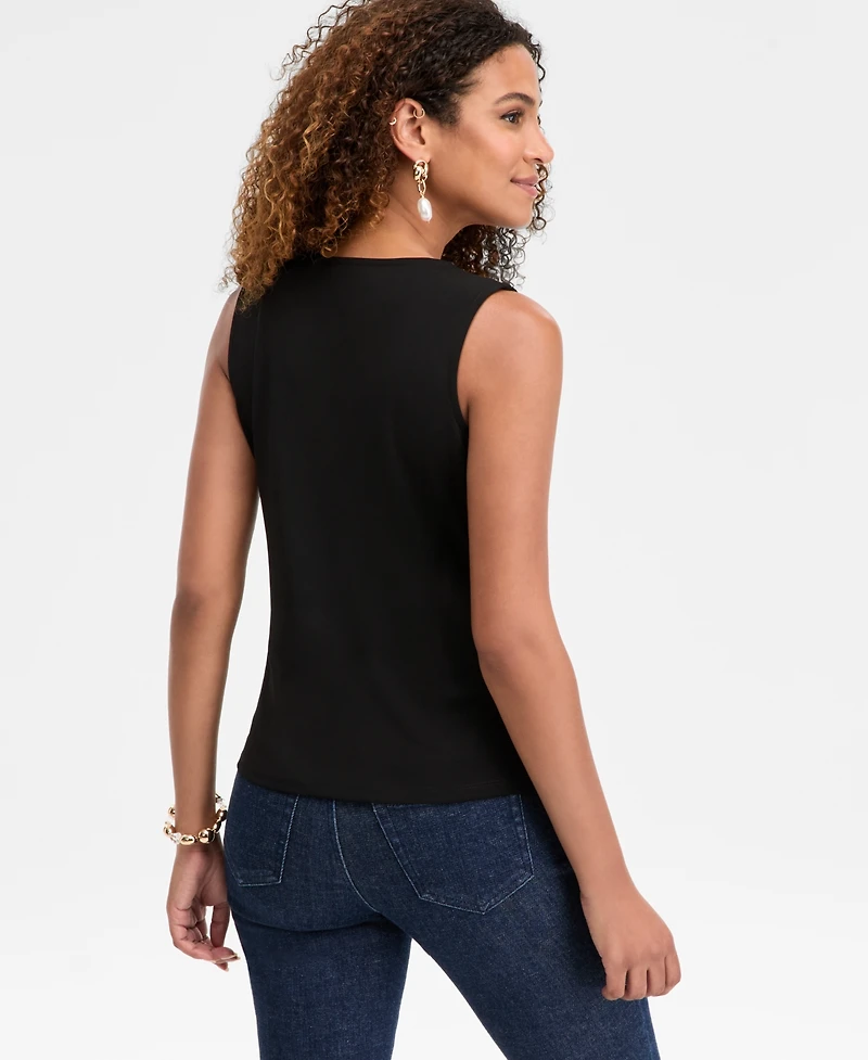I.n.c. International Concepts Women's Asymmetrical-Neck Tank, Macy's Exclusive
