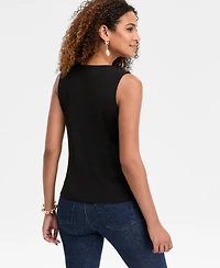 I.n.c. International Concepts Women's Asymmetrical-Neck Tank, Macy's Exclusive
