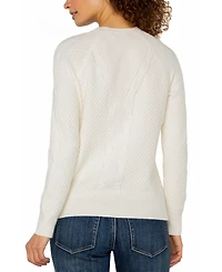 Liverpool Los Angeles Women's Crewneck Long-Sleeve Raglan Sweater