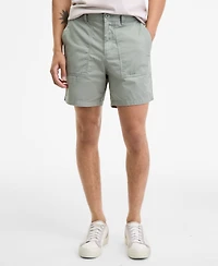 Sun + Stone Men's Peter Regular-Fit 6" Cotton Field Shorts, Macy's Exclusive