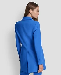Dkny Women's Notch-Collar One-Button Long Jacket