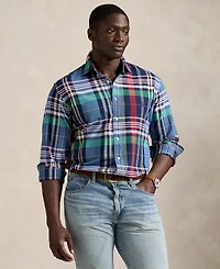 Polo Ralph Lauren Men's Big & Tall Gingham Oxford Shirt