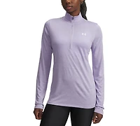 Under Armour Women's Twist Tech Quarter-Zip Logo Top