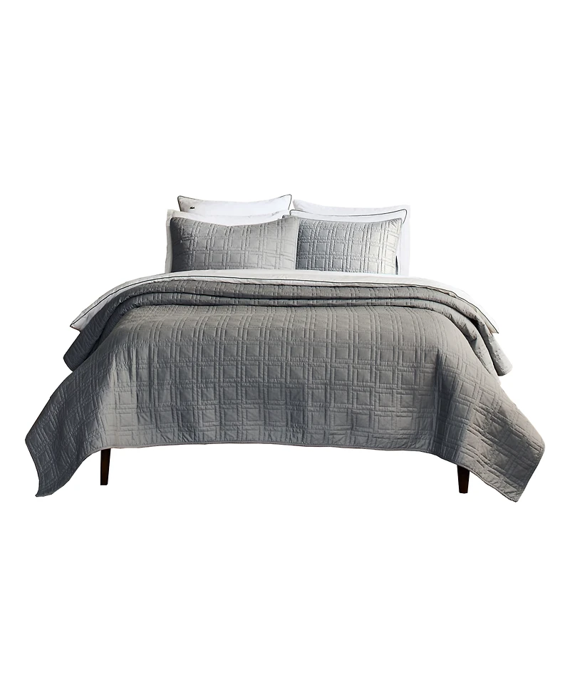 Lacoste Logo Cotton -Pc. Quilt Set