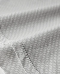 Lacoste Mini Geo Logo 200-Thread Count Cotton -Pc. Sheet Set