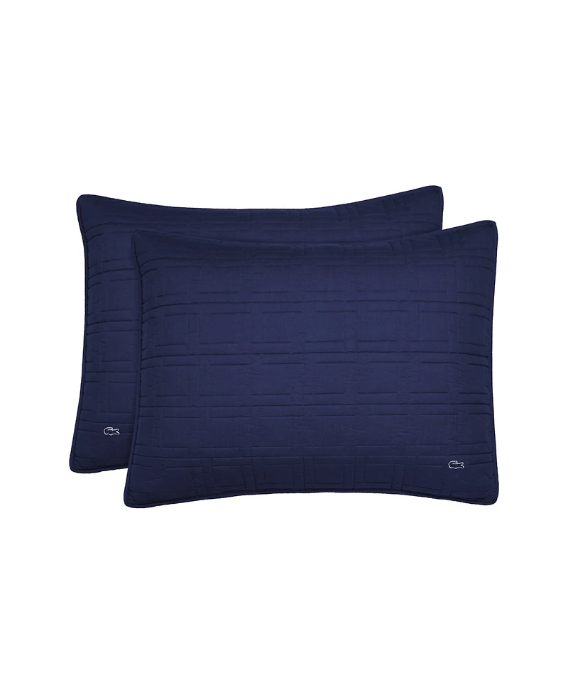 Lacoste Logo Cotton -Pc. Quilt Set