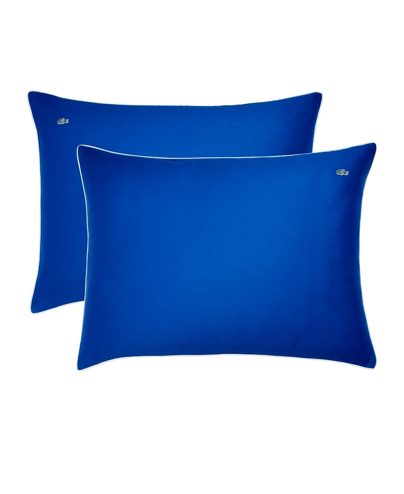 Lacoste Tiebreak Cotton 3-Pc. Duvet Cover Set, Full/Queen