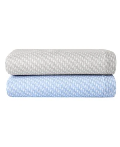 Lacoste Mini Geo Logo Cotton Sheet Set
