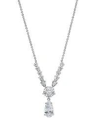 Eliot Danori Cubic Zirconia Lariat Necklace, 16" + 2" extender, Exclusively at Macy's