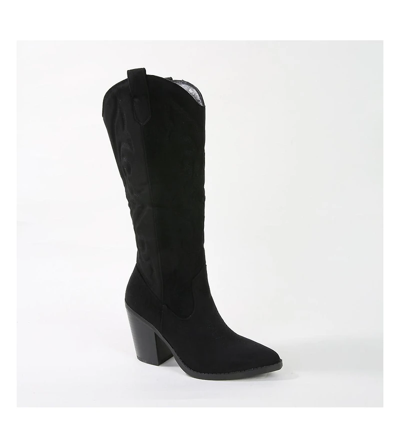 Berness Arizona Faux Suede Western Boot