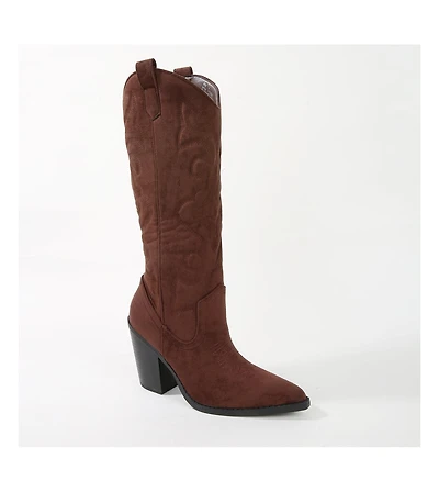 Berness Arizona Faux Suede Western Boot