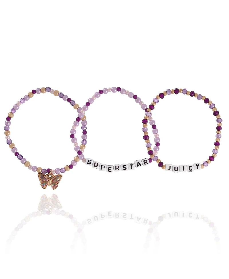 Juicy Couture Kids Choose Juicy Superstar 3 Piece Beaded Jewelry