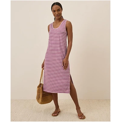 Pact Women's Organic Cotton Softspun Tank Midi Dress