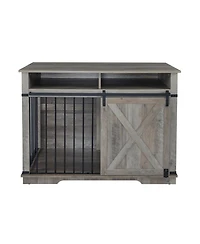 Streamdale Furniture Dog Crate Furniture with Storage & Divider