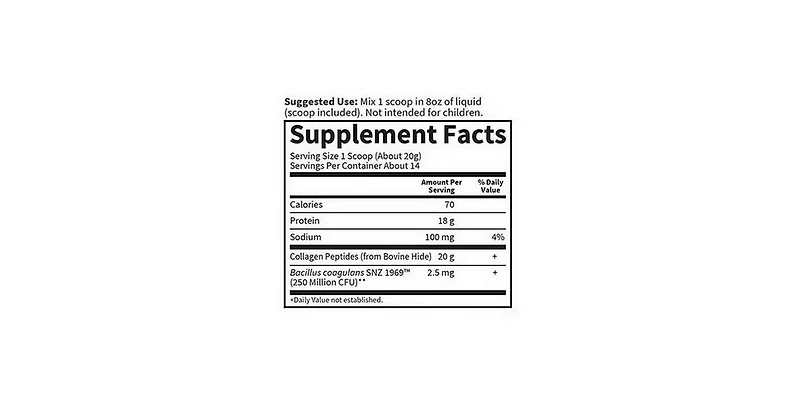 Garden of Life Grass Fed Collagen Peptides Powder, 9.87 Oz