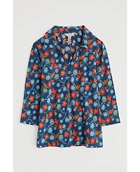 Seasalt Cornwall Women's Wavecrest Quarter Sleeve Top