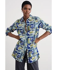 Seasalt Cornwall Women's Wren Button Up Flutter Shirt