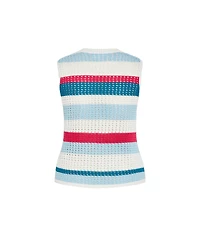 City Chic Plus Cornelia Stripe Top