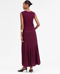 I.n.c. International Concepts Women's Mixed-Media Sweater Dress, Macy's Exclusive