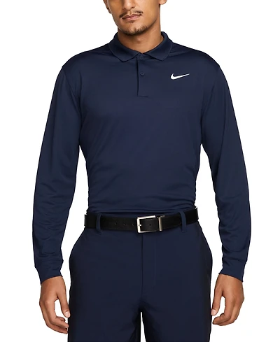 Nike Men's Victory Dri-fit Long Sleeve Golf Polo Shirt