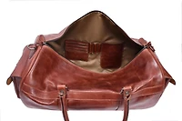 20 Inch Nexus Leather Canvas Duffle Bag
