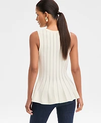 I.n.c. International Concepts Women's Godet-Pleat Sleeveless Sweater, Macy's Exclusive