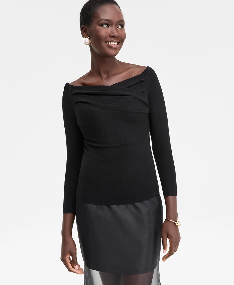 I.n.c. International Concepts Women's Cowlneck Sweater, Macy's Exclusive