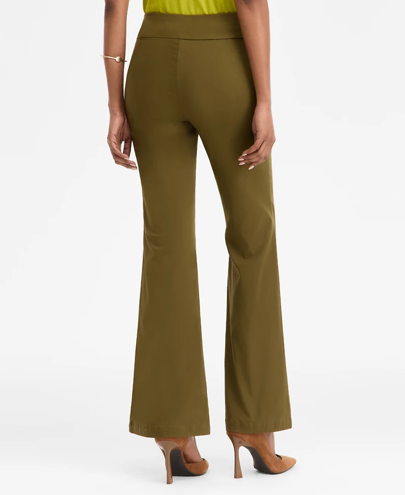I.n.c. International Concepts Women's Flared-Leg Pull-On Pants, Exclusively at Macy's