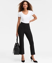 I.n.c. International Concepts Women's High-Rise Kick Flare Pants, Macy's Exclusive