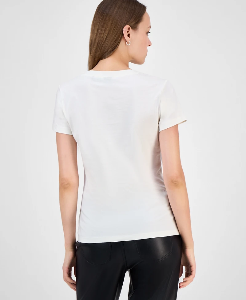 Boss Orange Women's Love Rhinestone T-Shirt