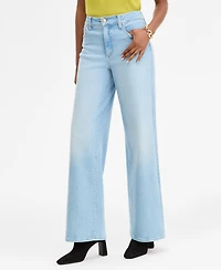 I.n.c. International Concepts Women's High-Rise Wide-Leg Jeans, Macy's Exclusive