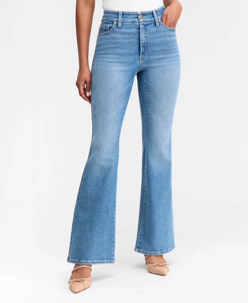 I.n.c. International Concepts Women's High-Rise Flare-Leg Jeans, Macy's Exclusive
