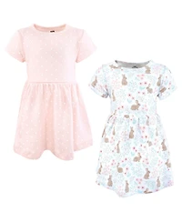 Hudson Baby Girls Twin Dress Pack